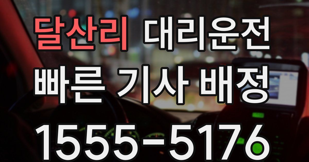 일일대리기사