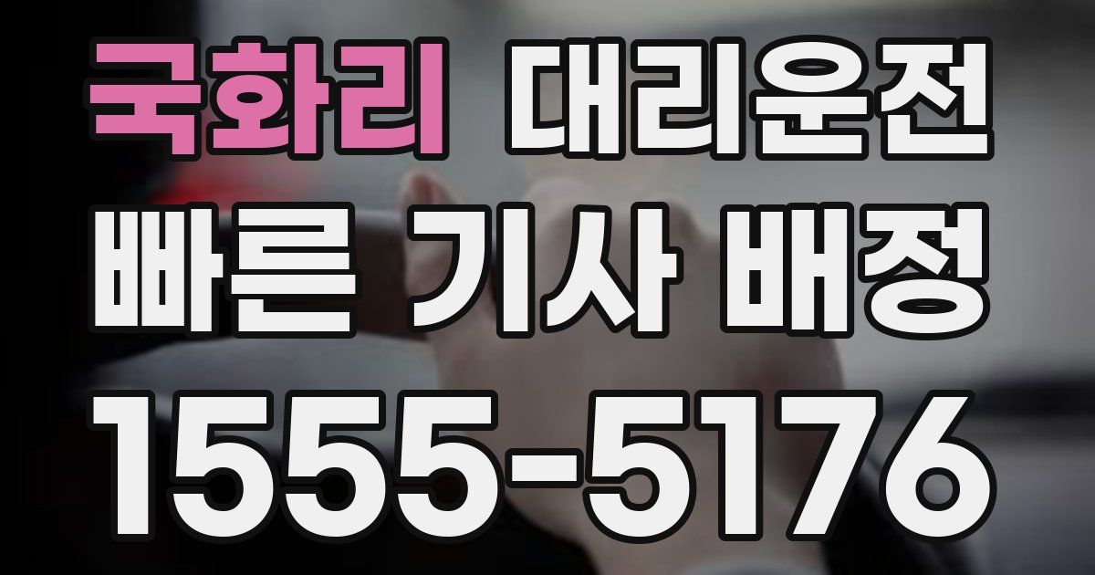 일일대리기사