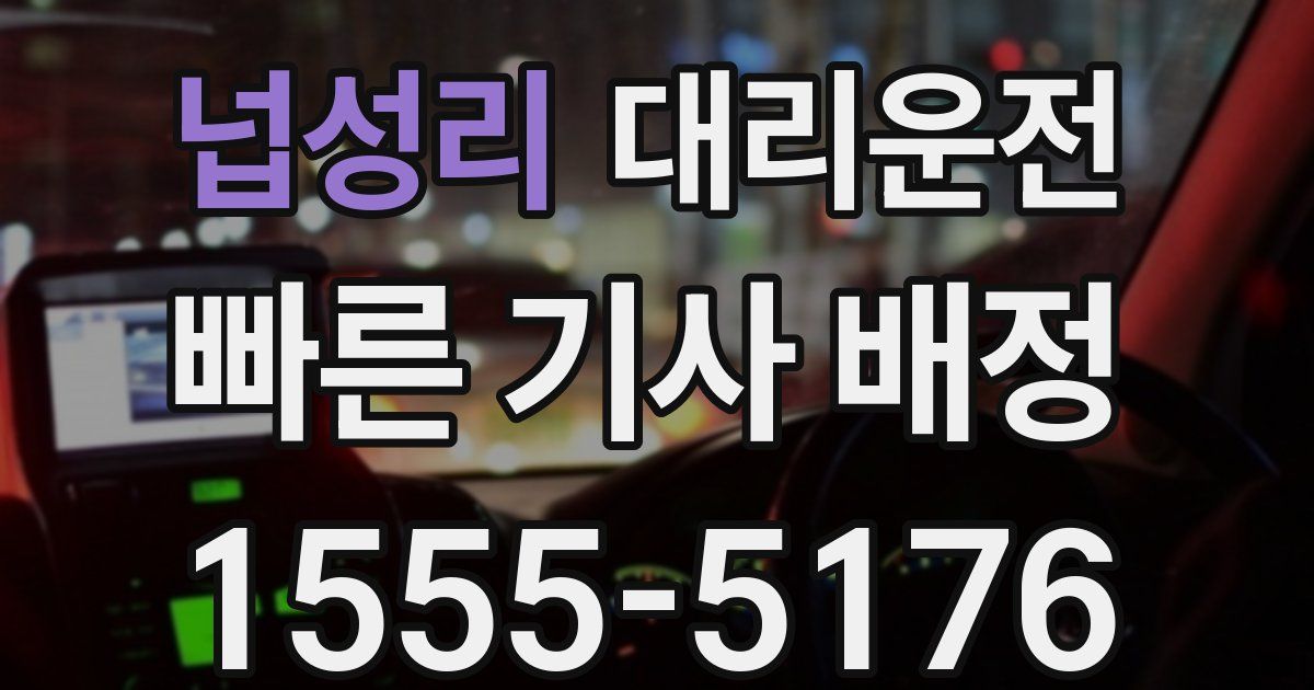 일일대리기사