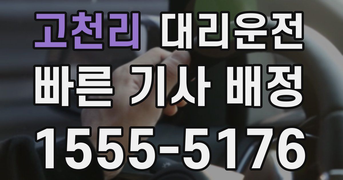 일일대리기사