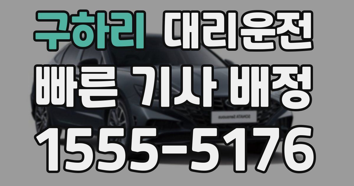 일일대리기사