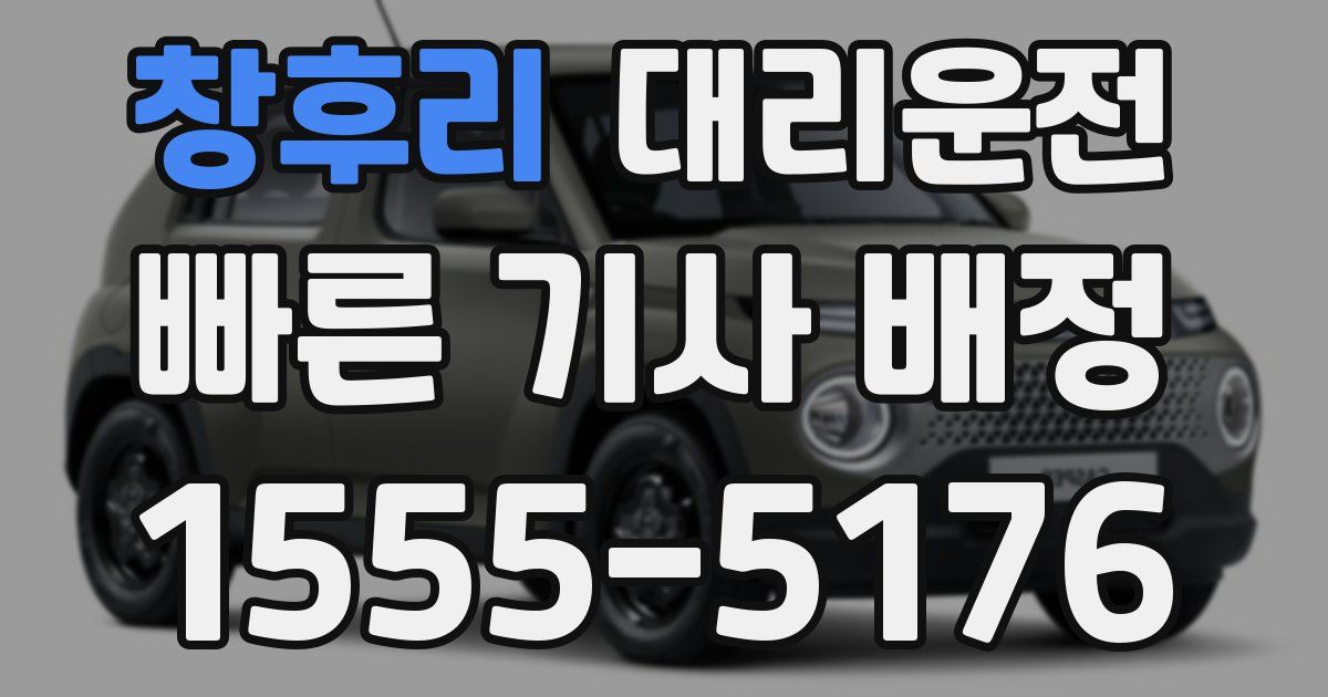 일일대리기사