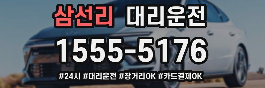 삼선리 대리운전