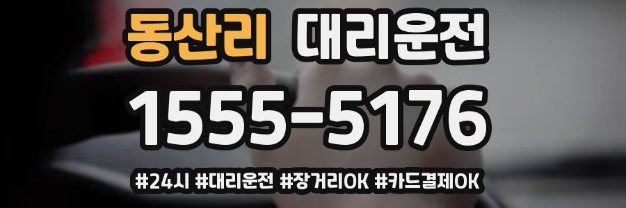동산리 대리운전