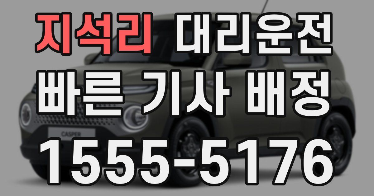 일일대리기사