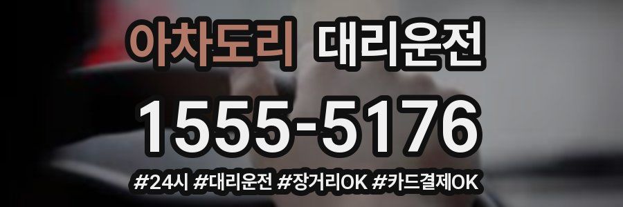 아차도리 대리운전