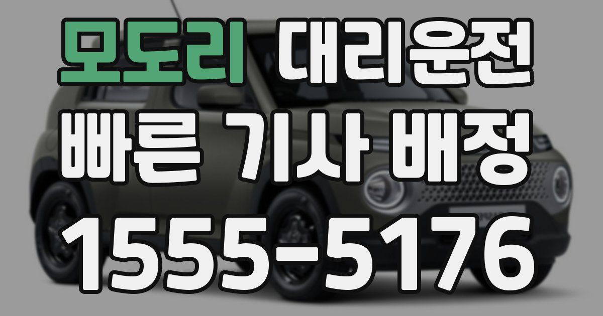 일일대리기사