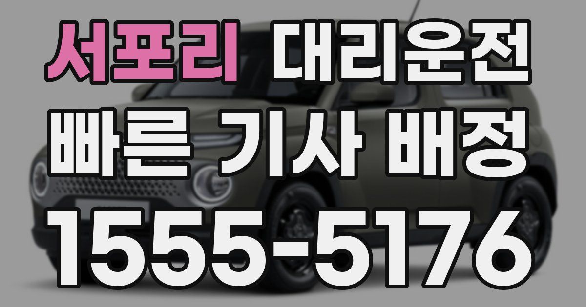 일일대리기사