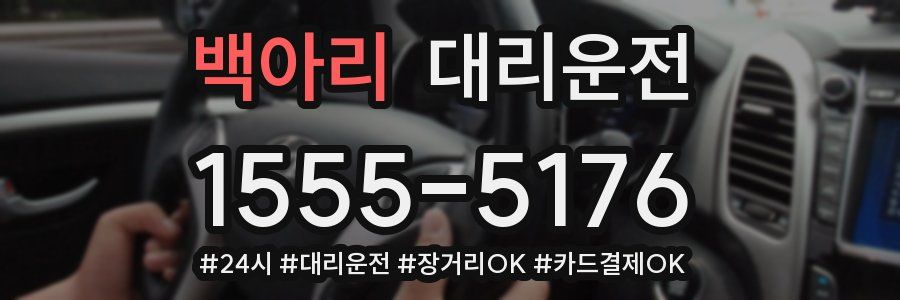 백아리 대리운전