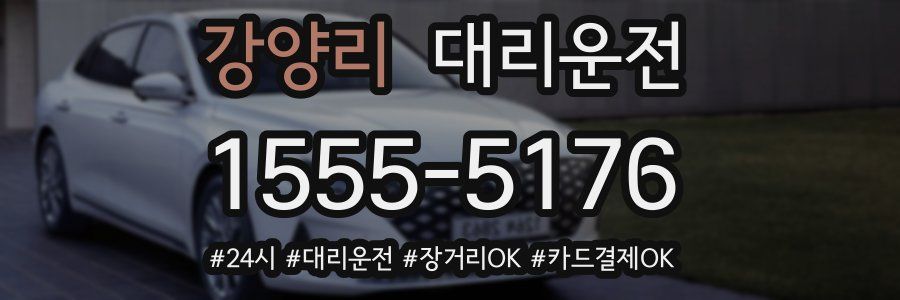 강양리 대리운전