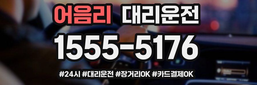 어음리 대리운전