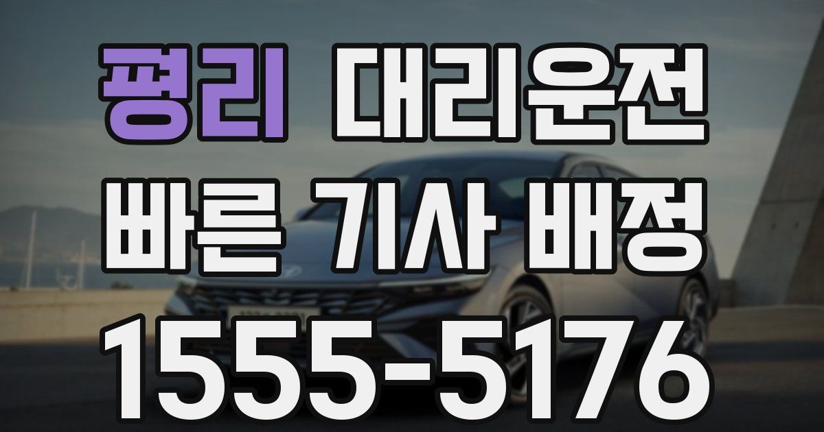 일일대리기사