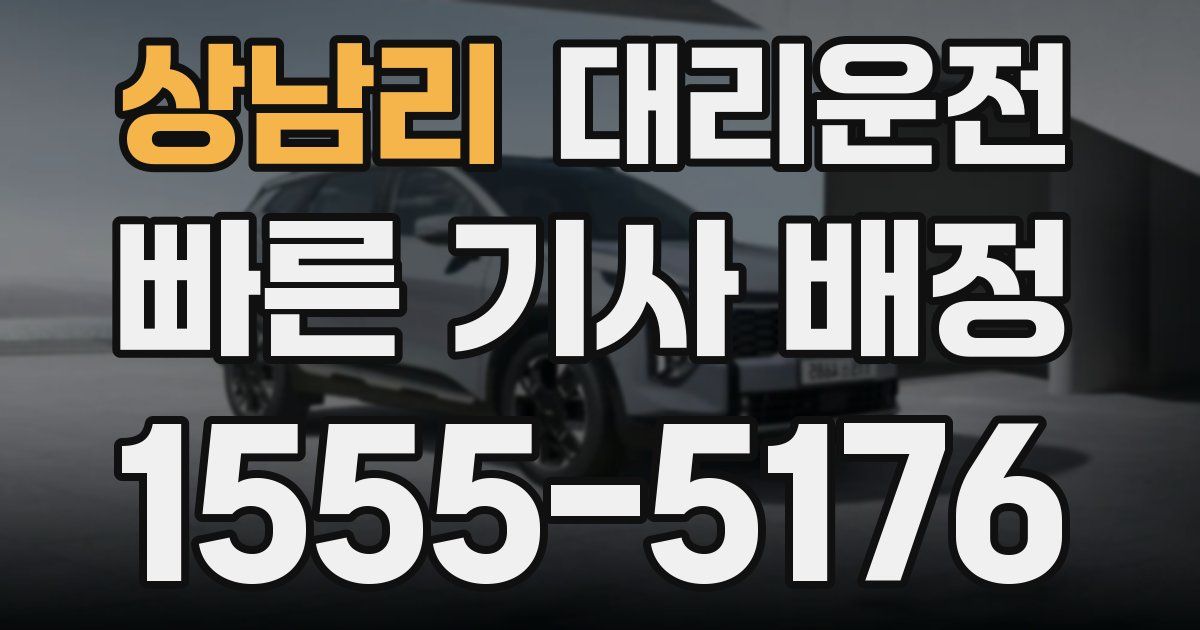 일일대리기사