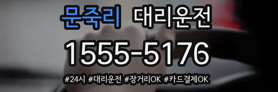 문죽리 대리운전