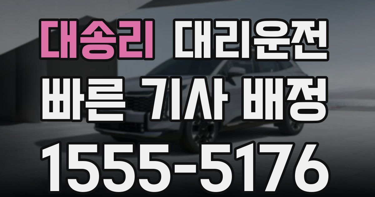 일일대리기사