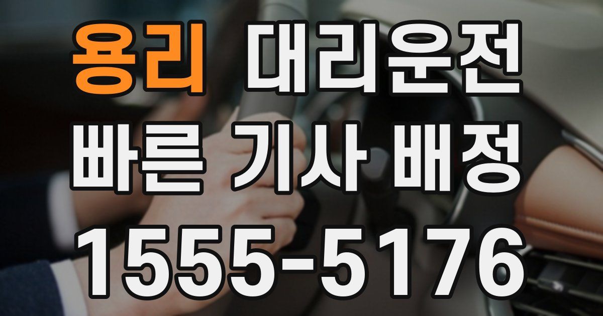 일일대리기사