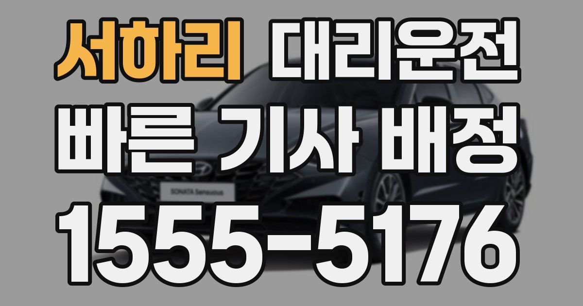 일일대리기사