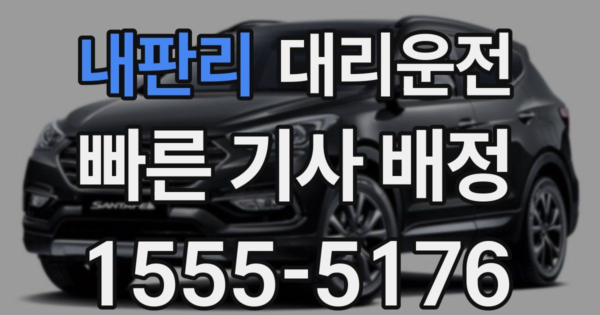 일일대리기사