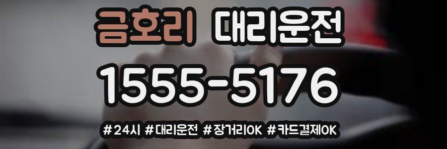 금호리 대리운전