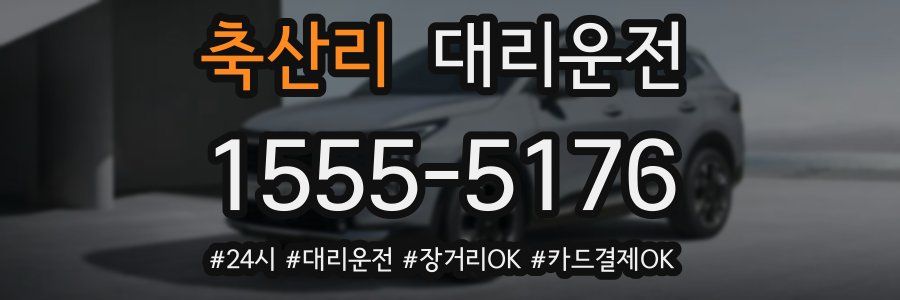 축산리 대리운전