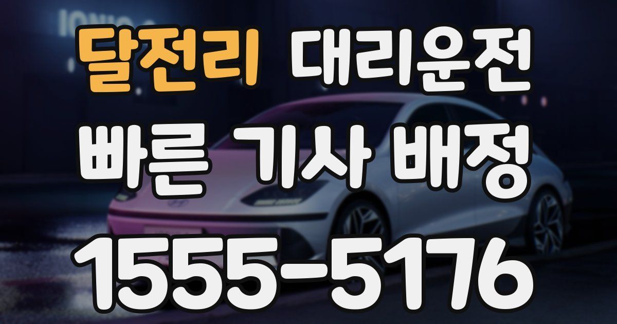 일일대리기사