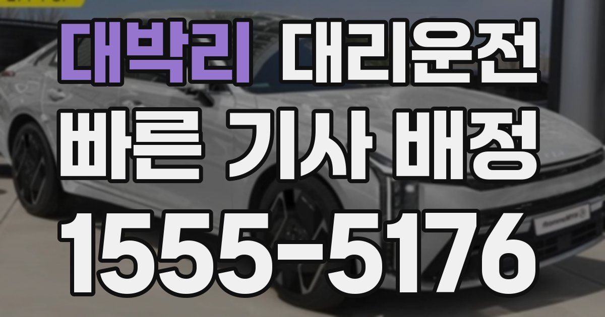 일일대리기사