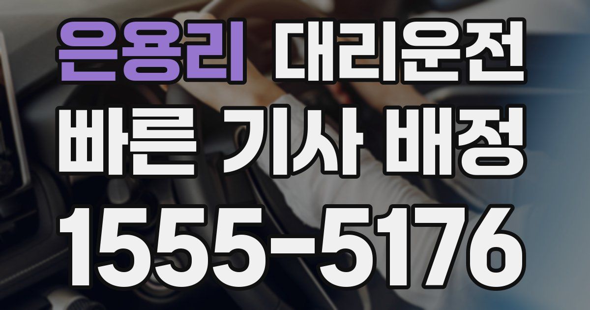 일일대리기사