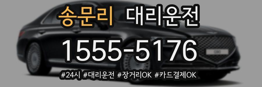 송문리 대리운전