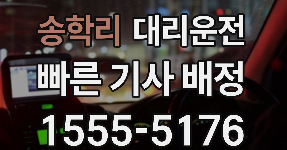 일일대리기사