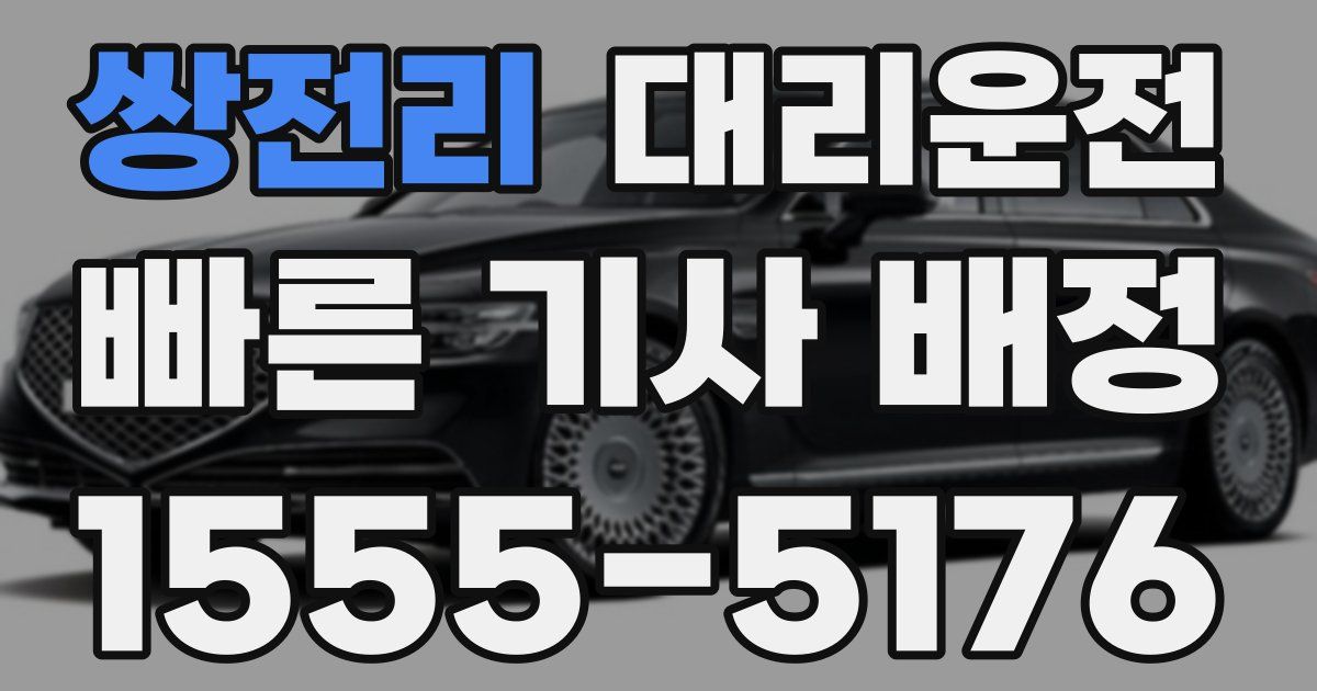 일일대리기사