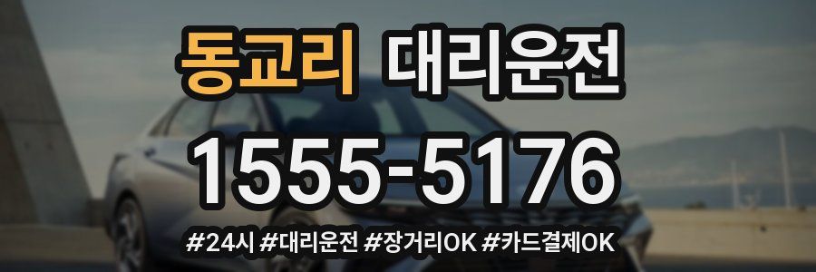 동교리 대리운전