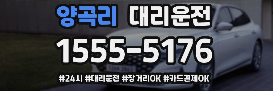 양곡리 대리운전