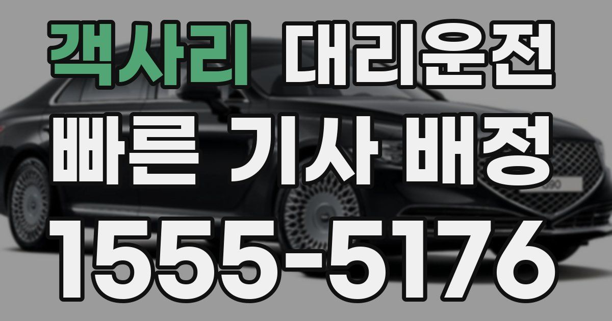 일일대리기사