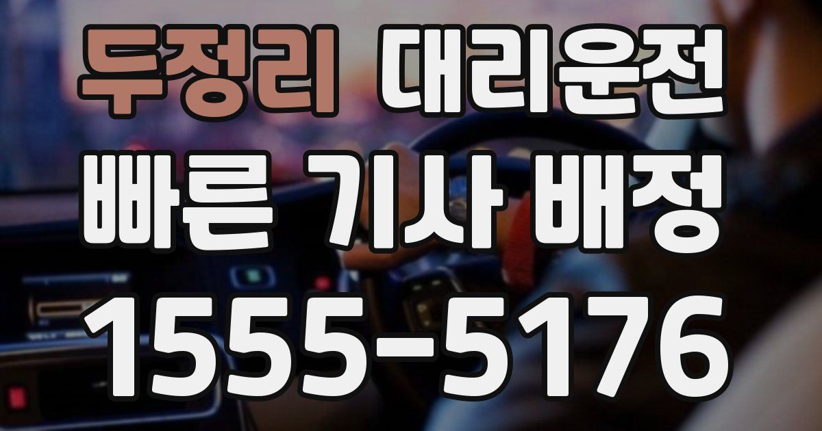 일일대리기사
