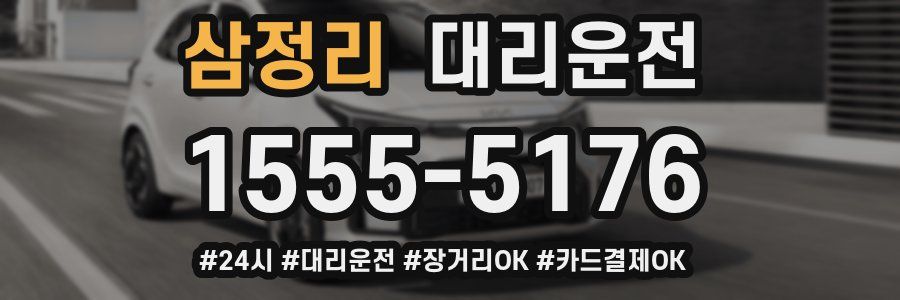 삼정리 대리운전