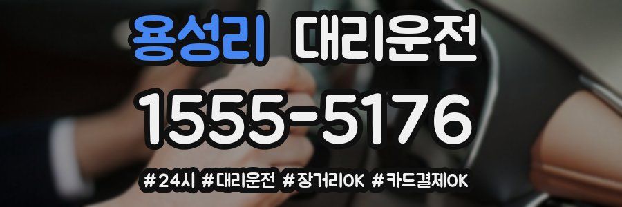 용성리 대리운전