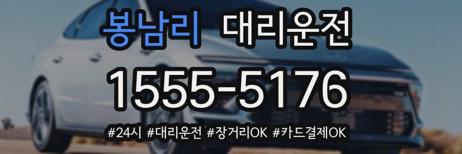 봉남리 대리운전