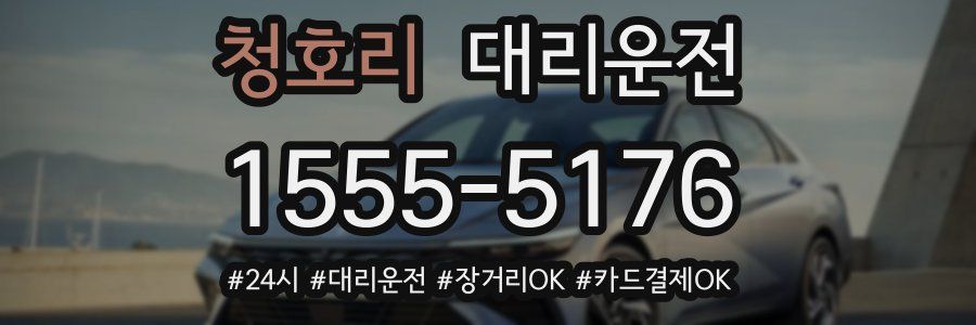 청호리 대리운전