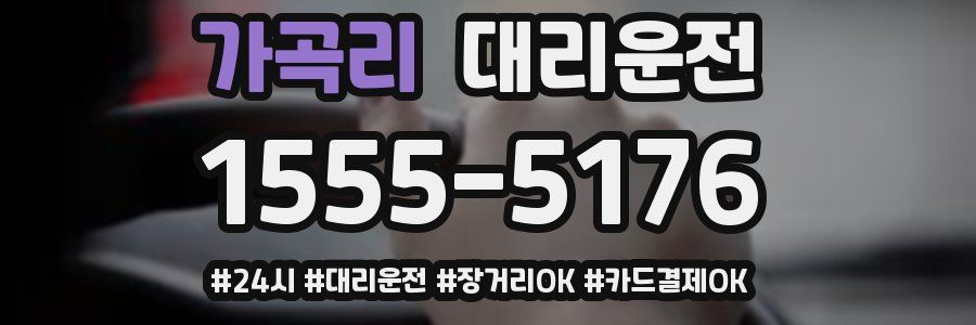 가곡리 대리운전