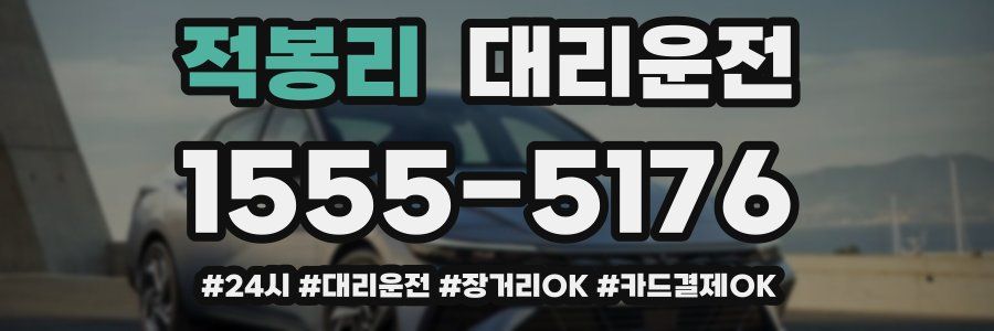 적봉리 대리운전