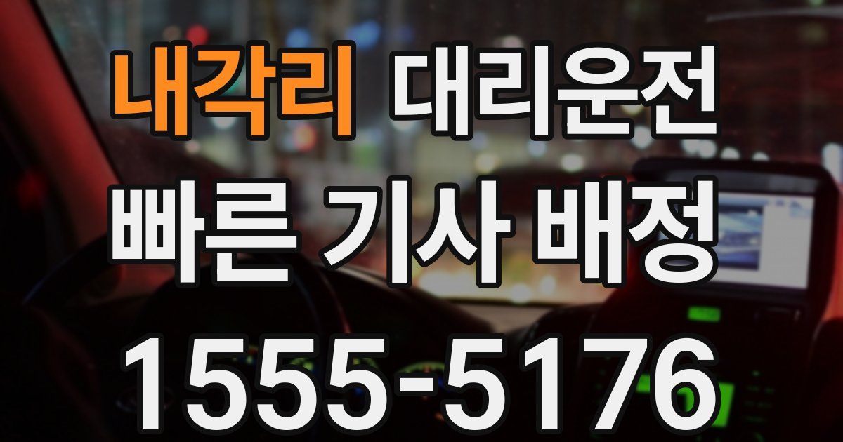 일일대리기사
