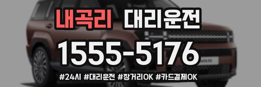 내곡리 대리운전