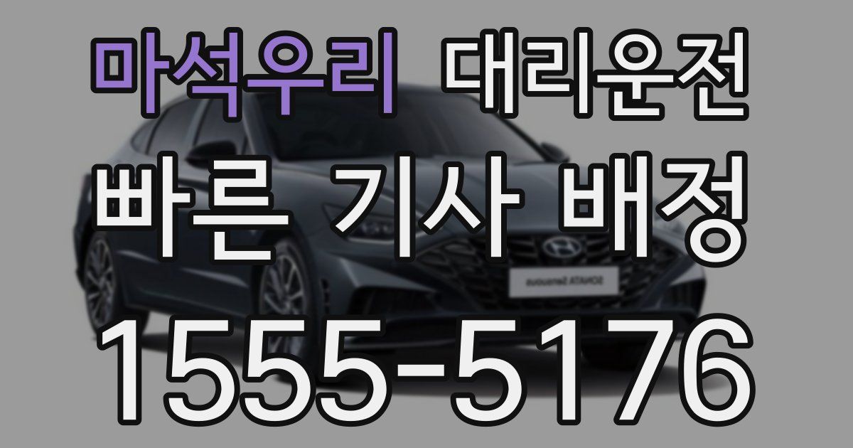 일일대리기사