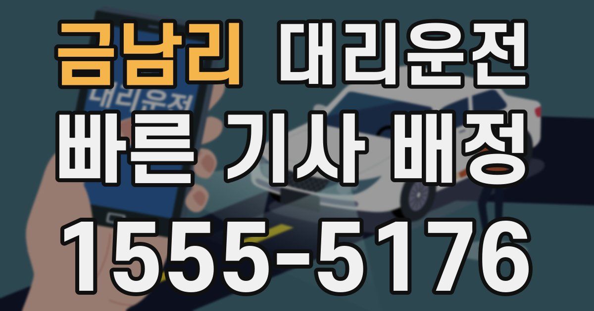일일대리기사
