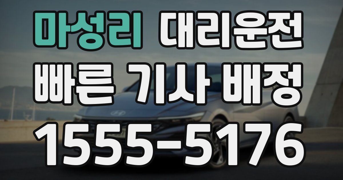 일일대리기사