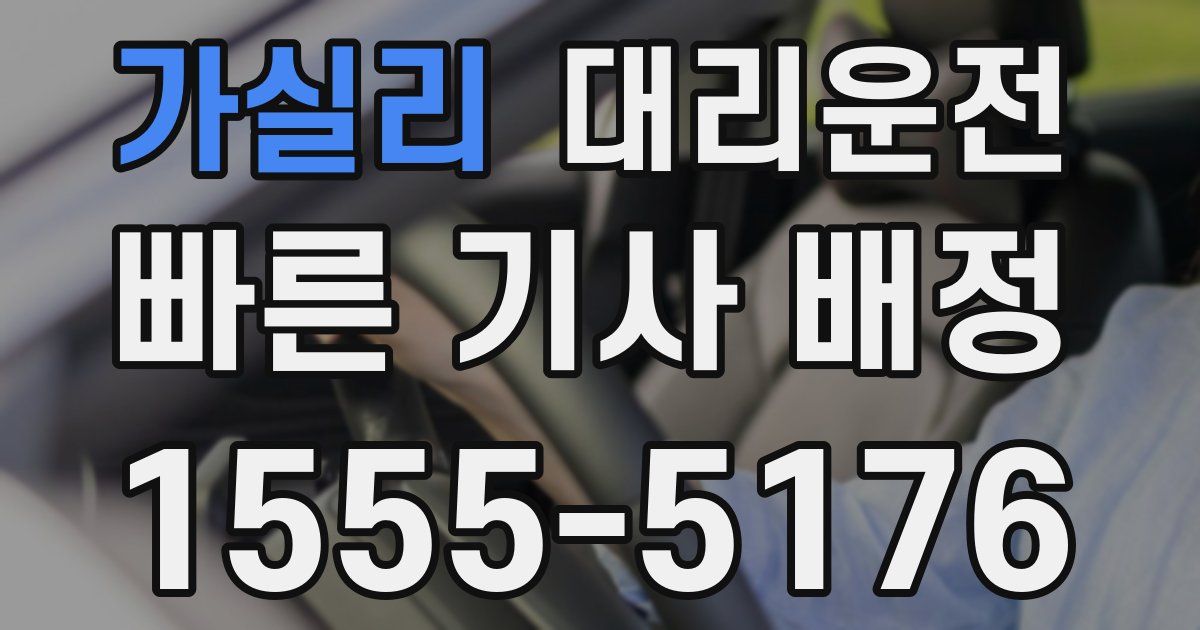 일일대리기사