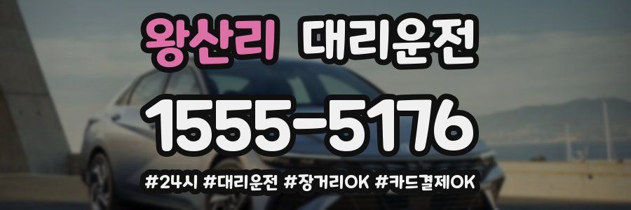 왕산리 대리운전