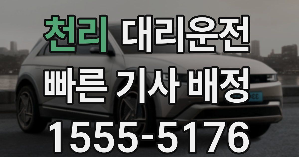 일일대리기사