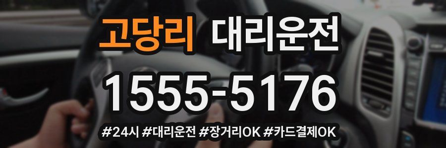 고당리 대리운전