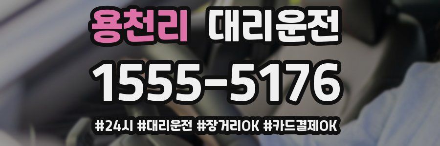 용천리 대리운전